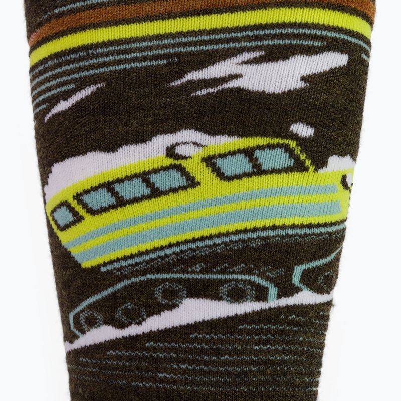 Bărbați Smartwool Snowboard Targeted Cushion Piste Machine OTC verde SW001922 șosete de snowboard SW001922 4