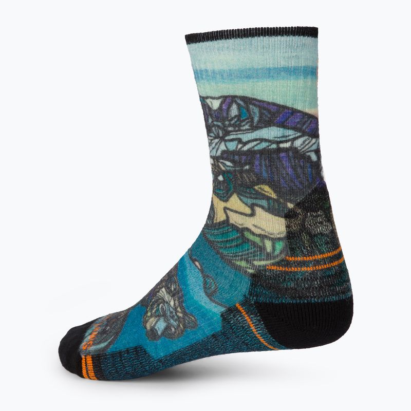 Șosete de trekking pentru femei Smartwool Hike Light Cushion Icy Range Print Crew colorate 01988 2