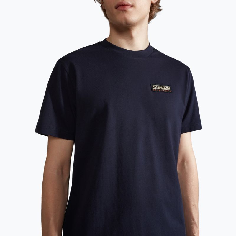 Tricou pentru bărbați Napapijri S-Iaato blu marine