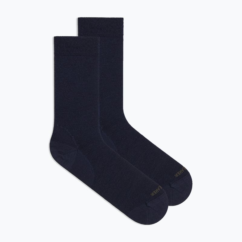 Șosete pentru femei Icebreaker Lifestyle Fine Gauge Crew midnight navy/dark loden