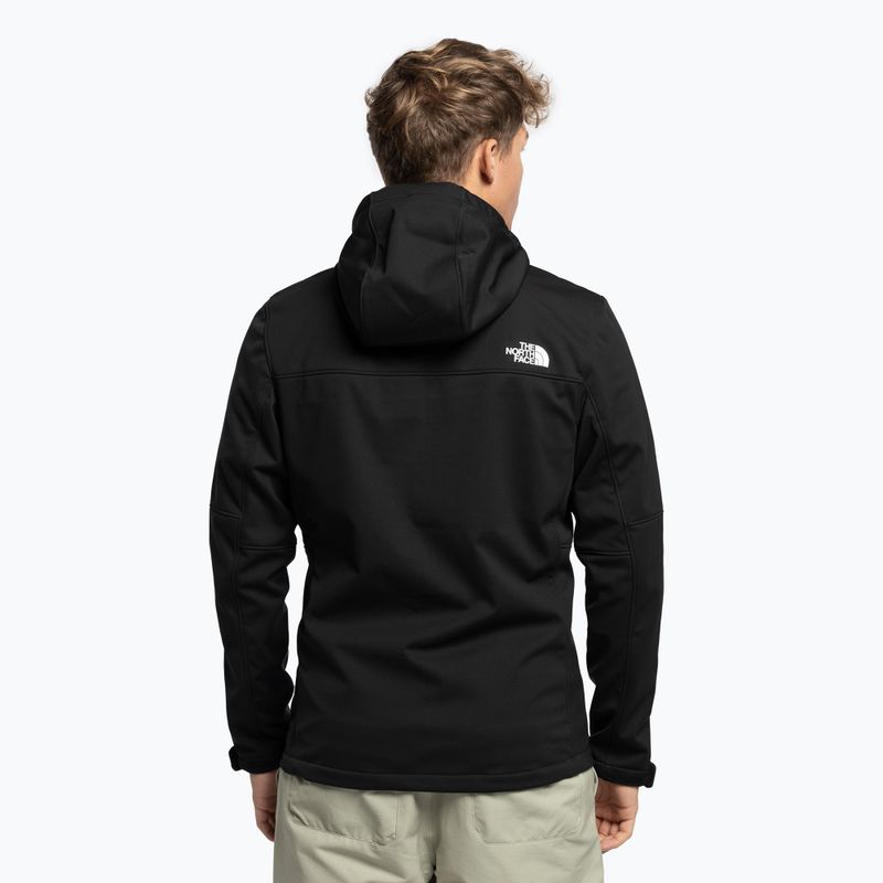 Jachetă softshell pentru bărbați The North Face Diablo Softshell cu glugă detașabilă negru NF0A7ZFSKX71 4
