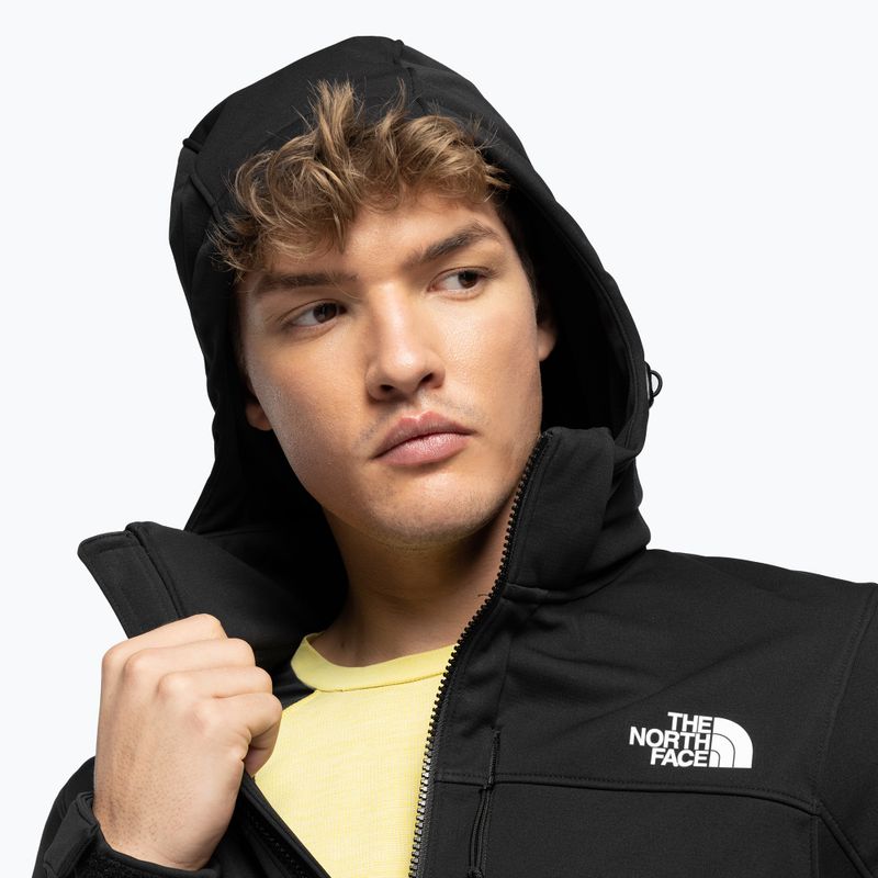 Jachetă softshell pentru bărbați The North Face Diablo Softshell cu glugă detașabilă negru NF0A7ZFSKX71 5