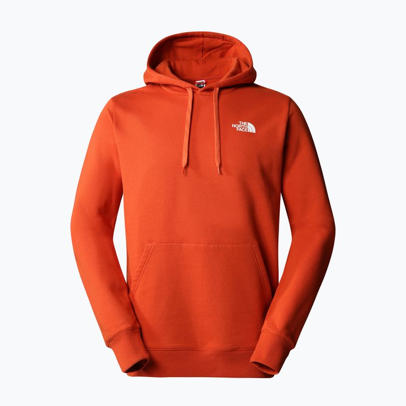 Hanorac de trekking pentru bărbați The North Face Outdoor Graphic Hoodie Portocaliu deschis NF0A827ILV41