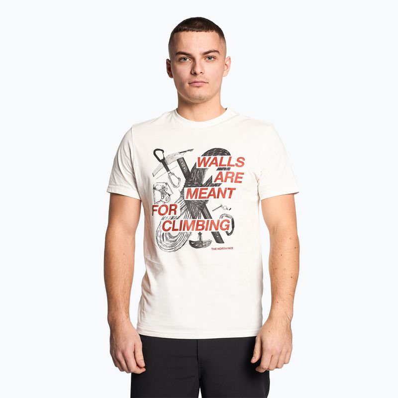 Tricou de trekking pentru bărbați The North Face Outdoor Graphic SS alb Outdoor Graphic SS