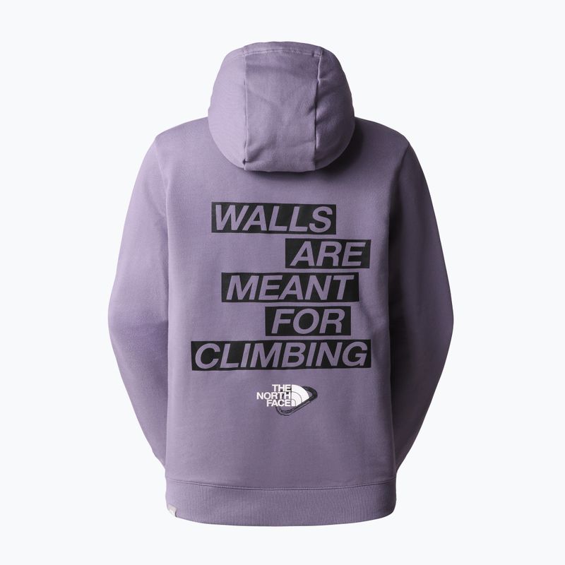 Hanorac de trekking pentru femei The North Face Outdoor Graphic Hoodie Violet deschis NF0A827LN141 2
