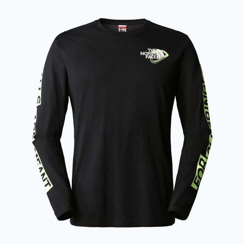 Tricou de trekking pentru bărbați The North Face Outdoor Graphic LS negru NF0A827K