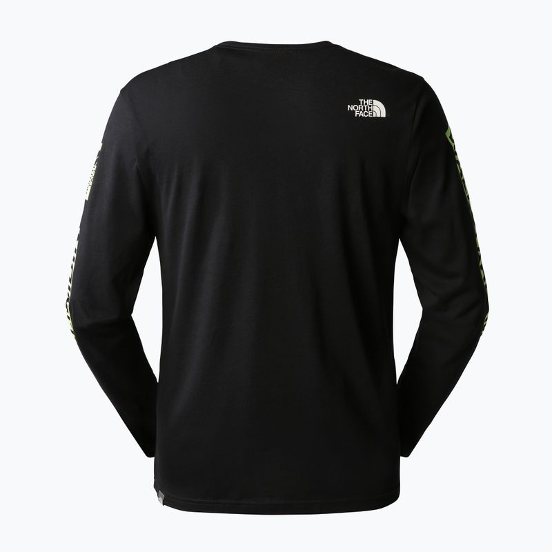 Tricou de trekking pentru bărbați The North Face Outdoor Graphic LS negru NF0A827K 2