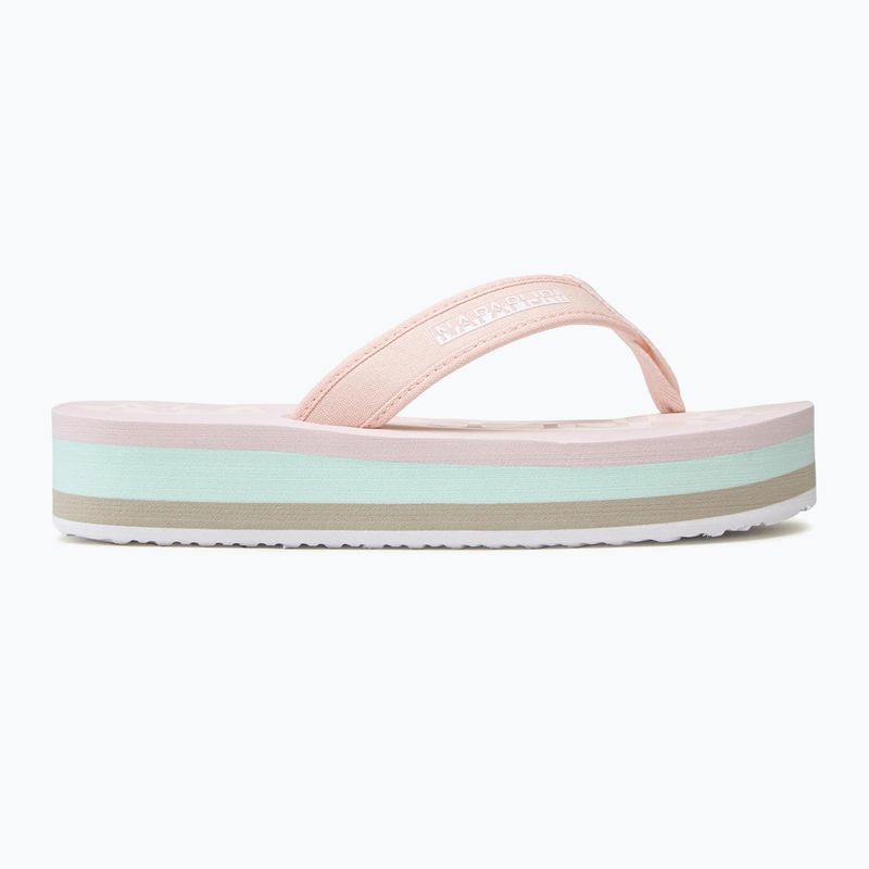 Napapijri flip flop pentru femei NP0A4HL1 roz pal nou 8
