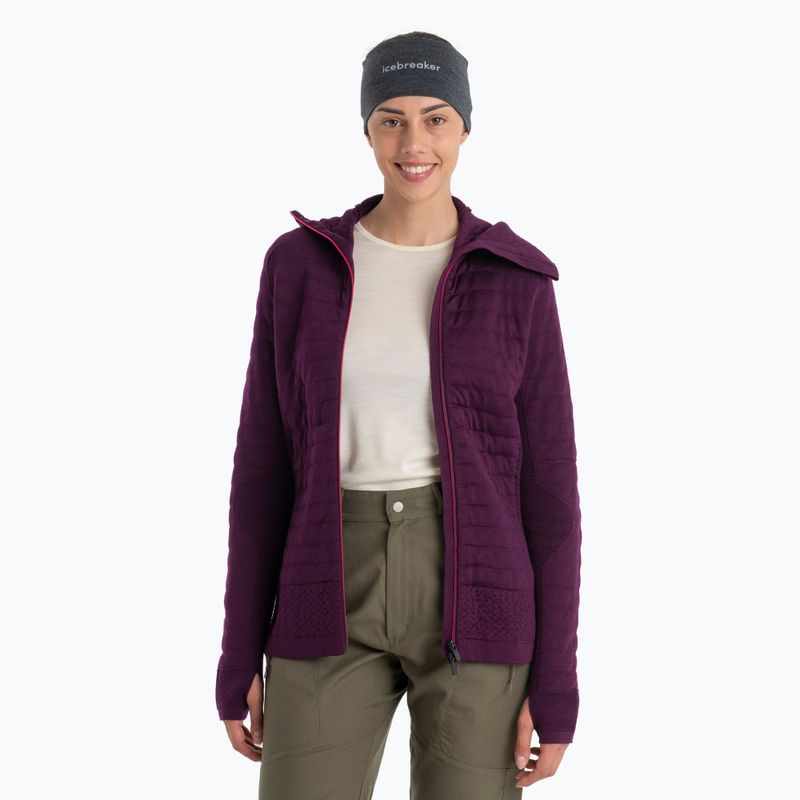 Bluză termică damă icebreaker 200 Oasis Crewe undyed 5