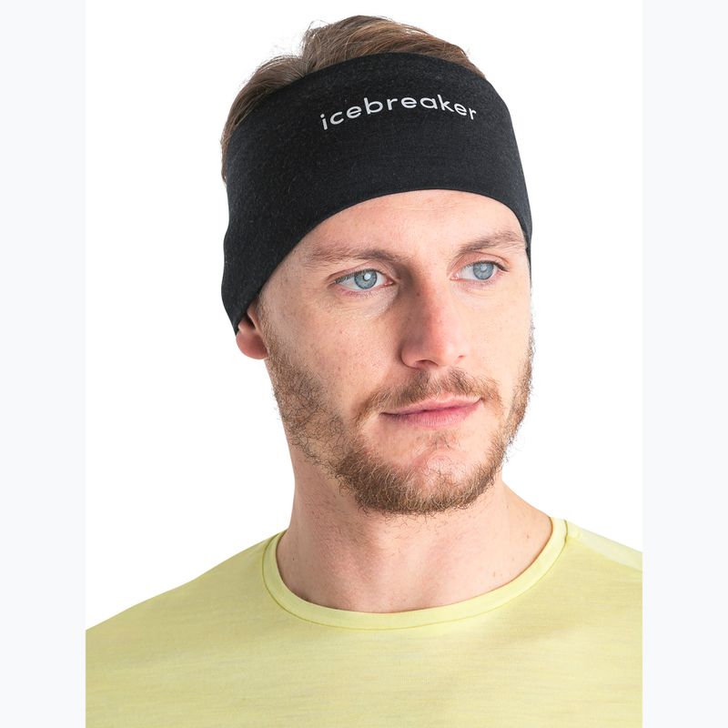 Bentiță icebreaker Merino 200 Oasis Headband black 2