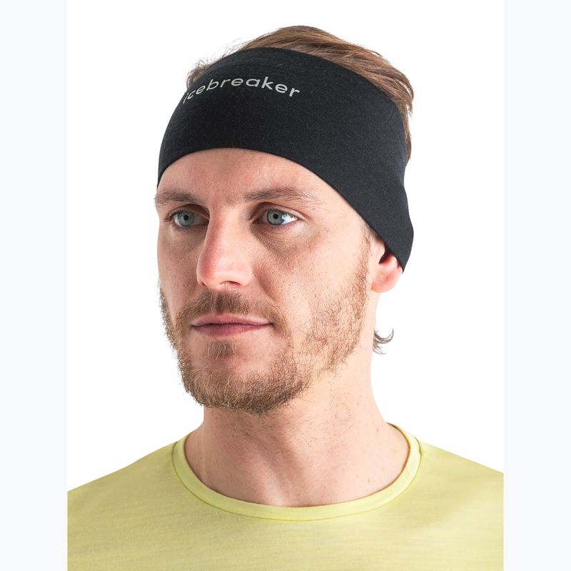 Bentiță icebreaker Merino 200 Oasis Headband black 3