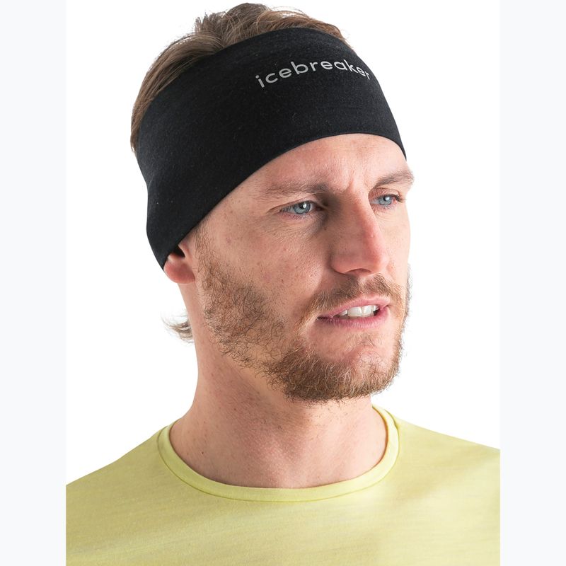 Bentiță icebreaker Merino 200 Oasis Headband black 4