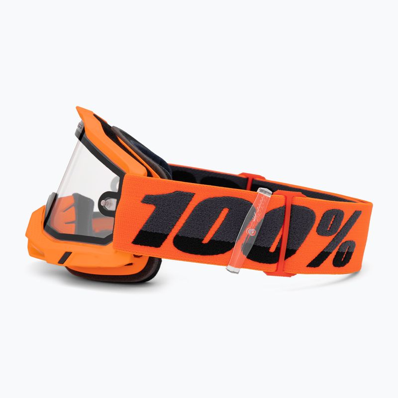 Ochelari de bicicletă  100% Accuri 2 Enduro MTB neon/orange/clear 4