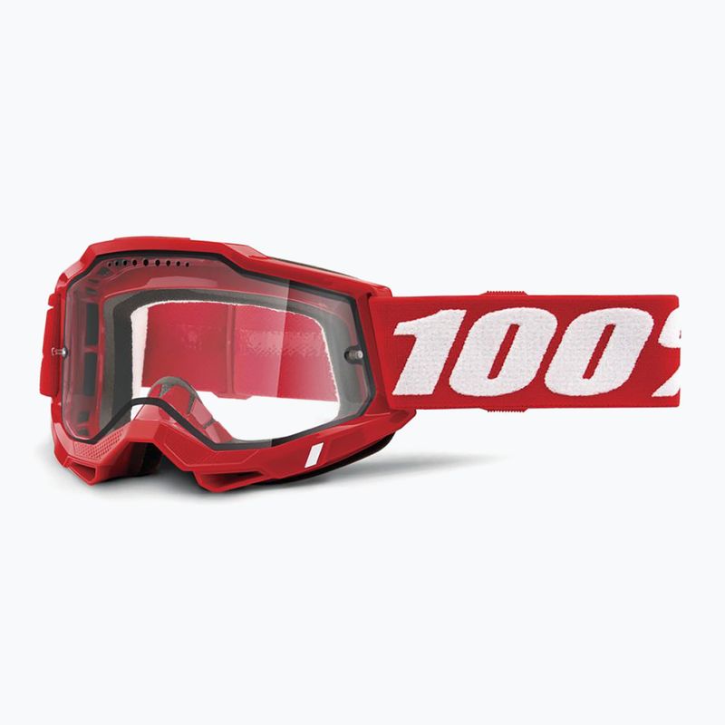 Ochelari de bicicletă  100% Accuri 2 Enduro MTB neon/red/clear 5