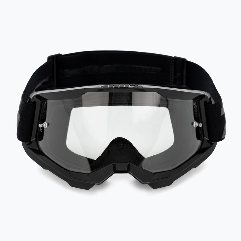 Ochelari de ciclism pentru bărbați 100% Strata 2 negru/clear 50027-00001 2