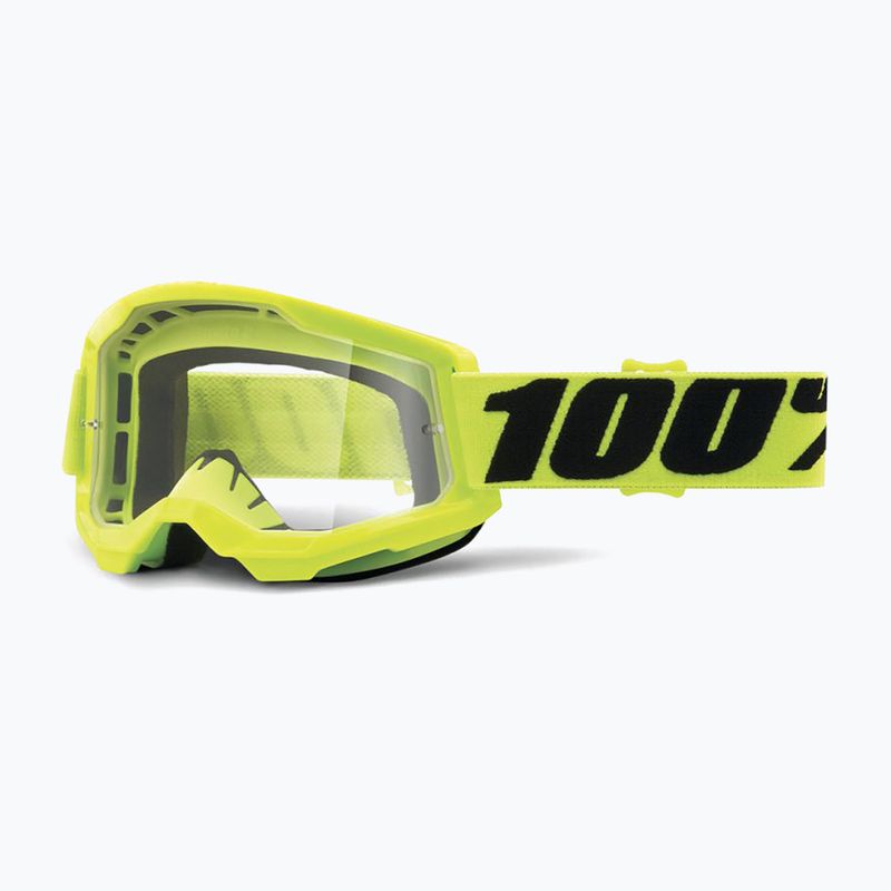 Ochelari de ciclism 100% Strata 2 fluo yellow/clear