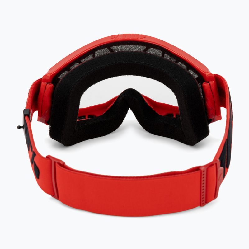 Ochelari de ciclism pentru bărbați 100% Strata 2 roșu/clear 50027-00004 3