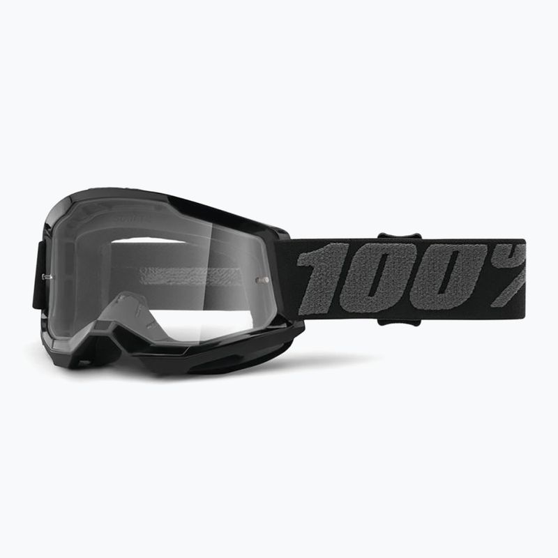 Ochelari de bicicletă pentru copii  100% Strata 2 Junior 50031-00001 black/clear 5