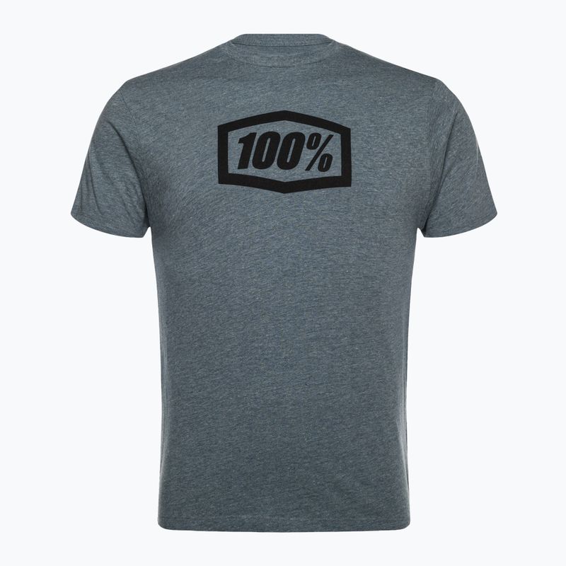 Tricou de ciclism pentru bărbați 100% Icon Tee gri 20000-00028
