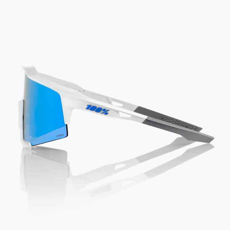 Ochelari de soare 100% Speedcraft matte white/hiper blue multilayer mirror 3