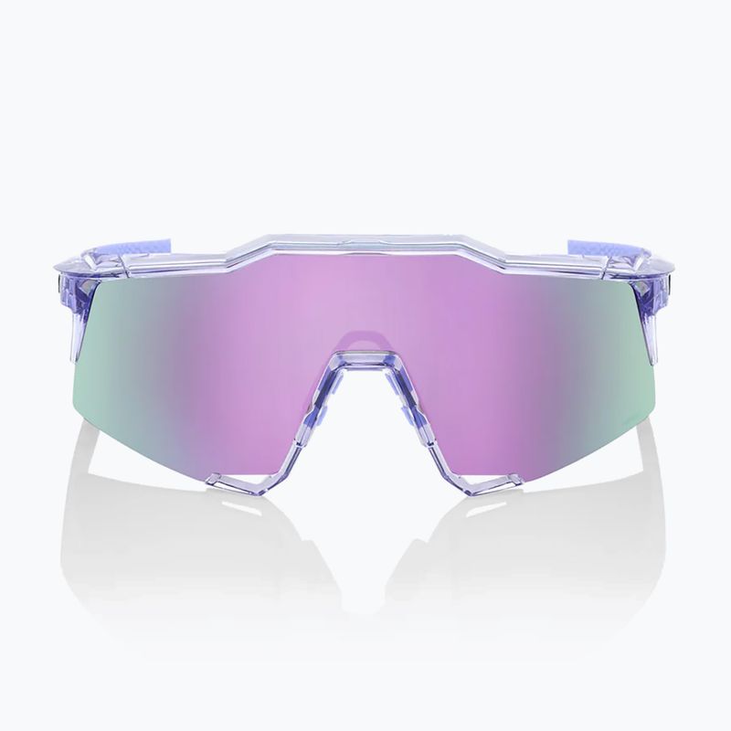Ochelari de soare 100% Speedcraft polished translucent lavender/hiper lavender mirror 2