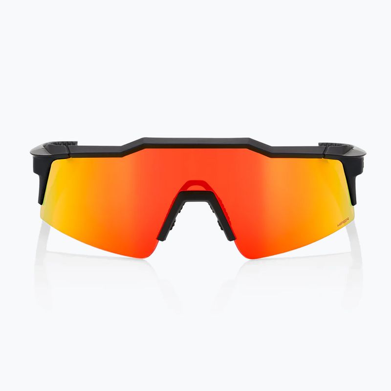 Ochelari de soare 100% Speedcraft SL soft tact black/hiper red multilayer mirror 2