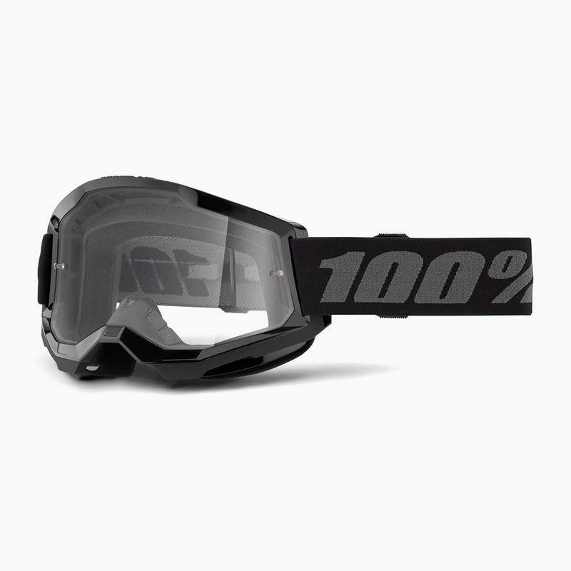 Ochelari de ciclism pentru copii 100% Strata 2 Junior black/clear 5