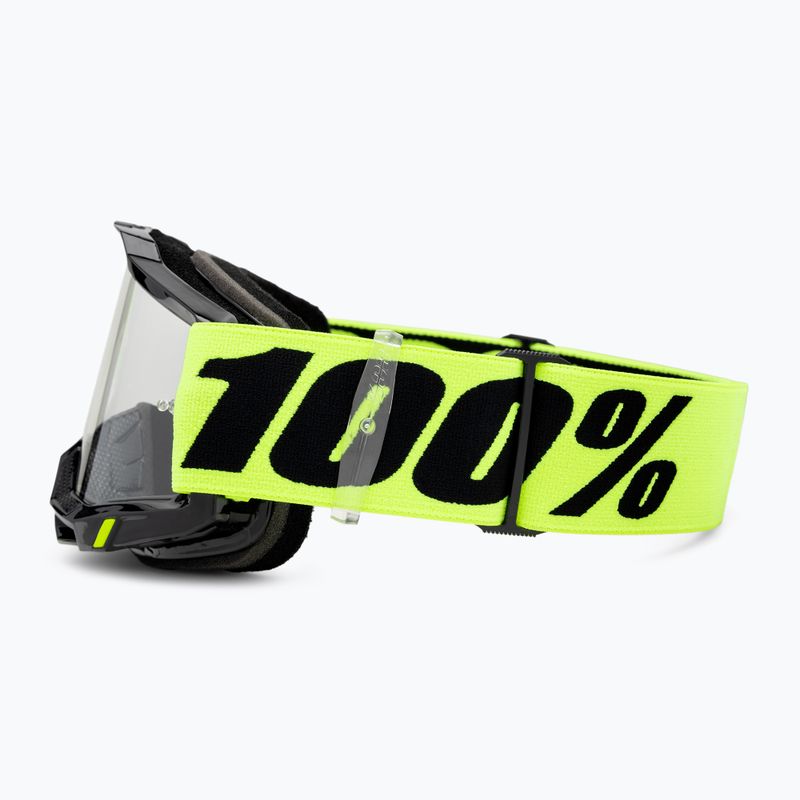 Ochelari de ciclism 100% Accuri 2 neon yellow/clear 4