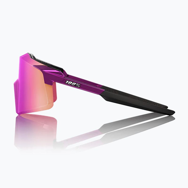 Ochelari de soare 100% Aerocraft gloss purple chrome/purple mirror 2
