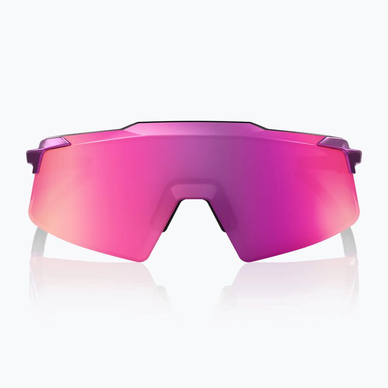 Ochelari de soare 100% Aerocraft gloss purple chrome/purple mirror 4