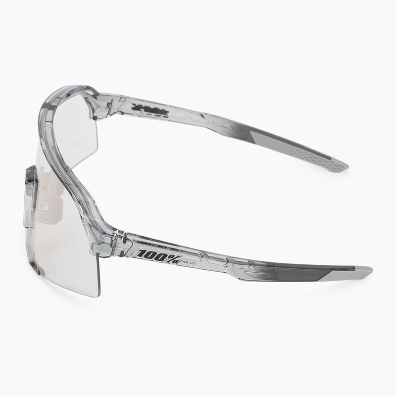 Ochelari de soare 100% S3 polished translucent grey/rose gold mirror photochrom 4