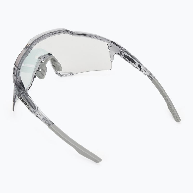 Ochelari de soare 100% Speedcraft polished translucent grey/rose gold mirror photochrom 2