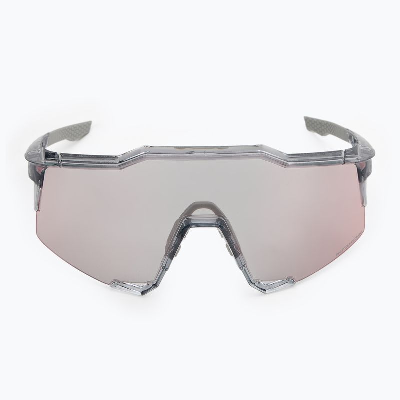Ochelari de soare 100% Speedcraft polished translucent grey/rose gold mirror photochrom 6