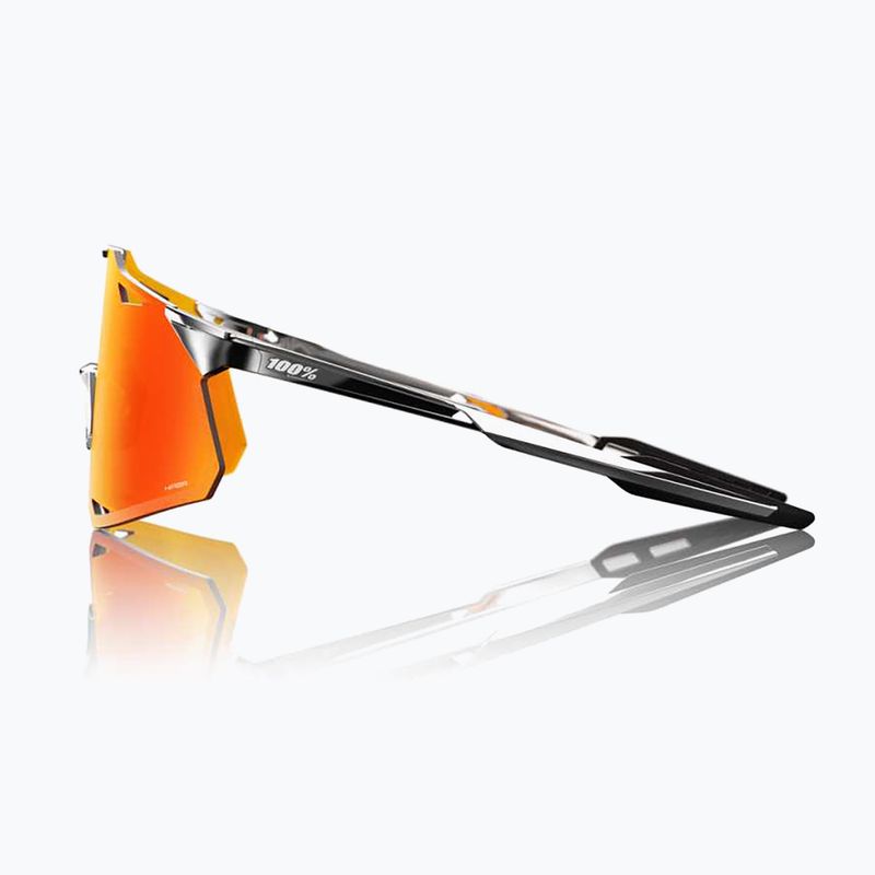 Ochelari de soare 100% Hypercraft black chrome/hiper red mirror 3