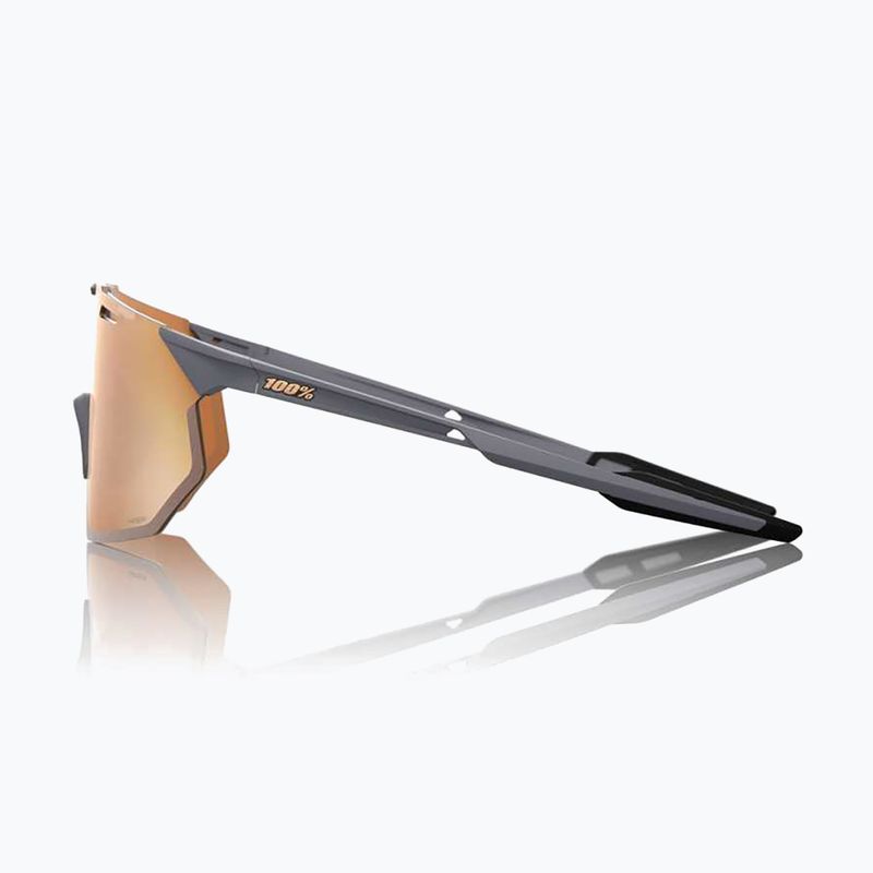 Ochelari de soare 100% Hypercraft SQ soft tact grey/hiper copper mirror 3