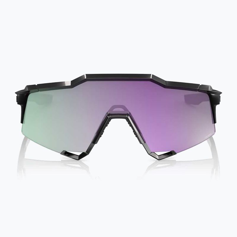 Ochelari de soare 100% Speedcraft polished black/hiper polarized lavender mirror 2