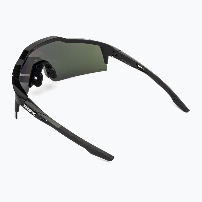 Ochelari de soare 100% Speedcraft SL polished black/hiper polarized lavender mirror 3