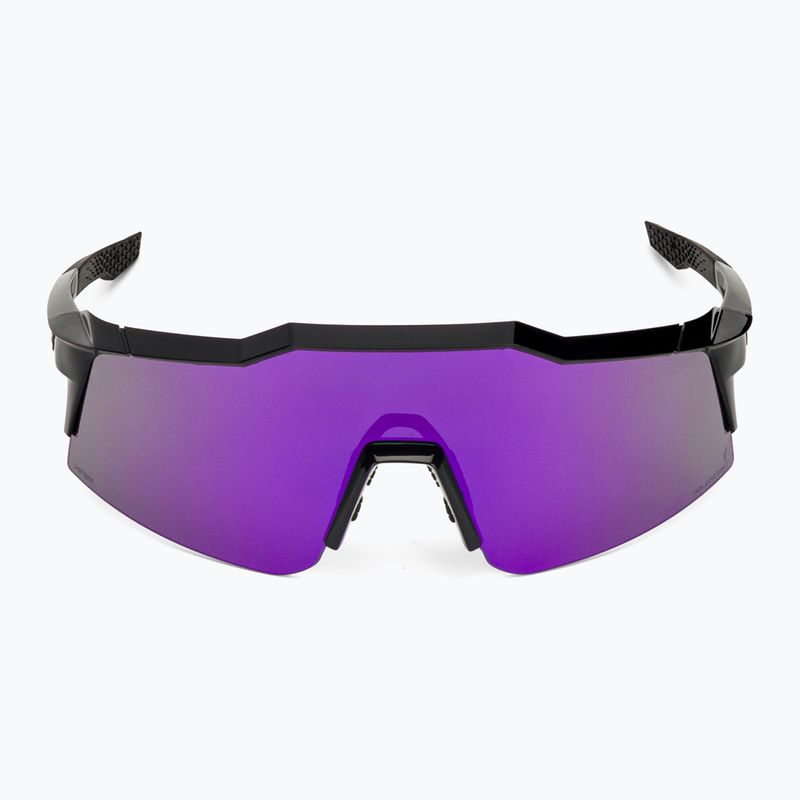 Ochelari de soare 100% Speedcraft SL polished black/hiper polarized lavender mirror 4