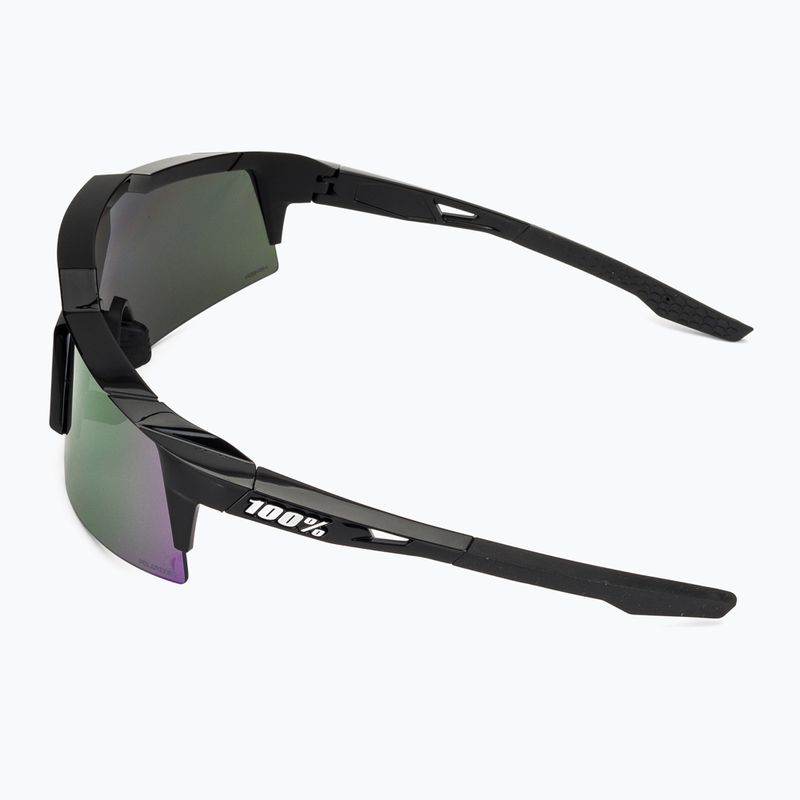 Ochelari de soare 100% Speedcraft SL polished black/hiper polarized lavender mirror 5
