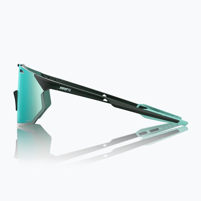 Ochelari de soare 100% Hypercraft SQ matte juniper/hiper mint mirror 2