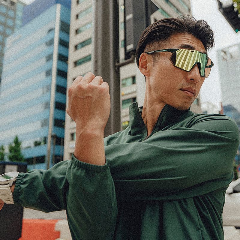 Ochelari de soare 100% Hypercraft SQ matte juniper/hiper mint mirror 4