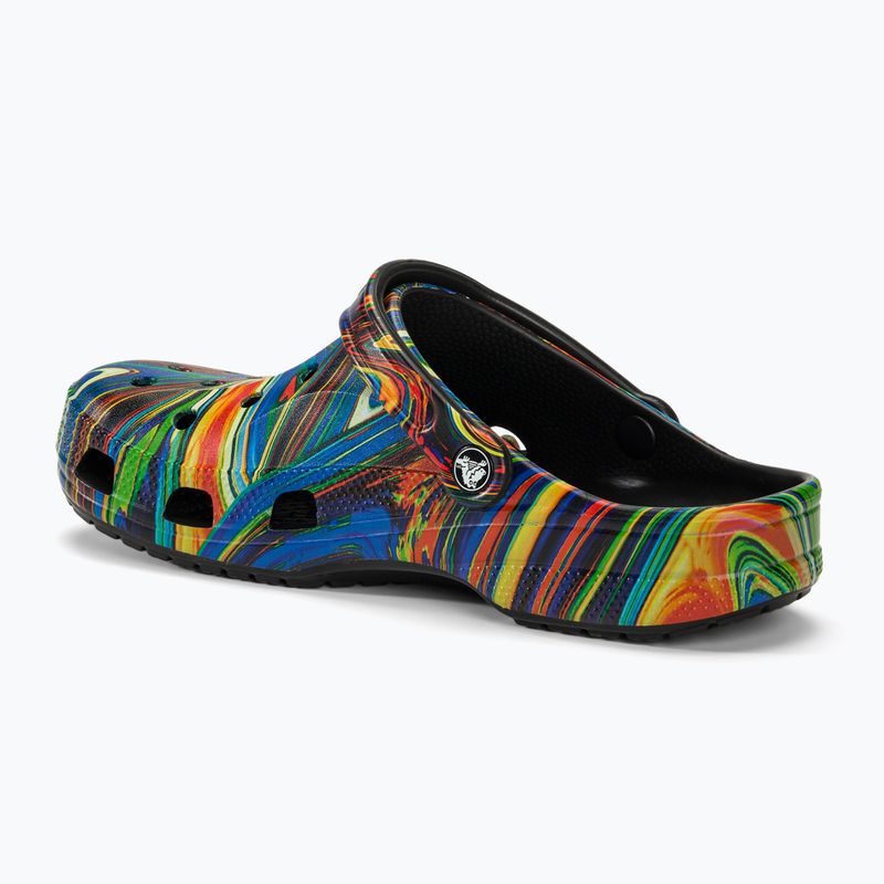 Papuci pentru femei Crocs Baya Seasonal Printed Clog black/multi 4
