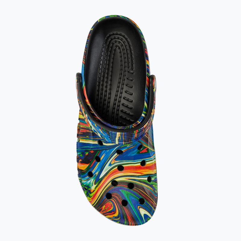 Papuci pentru femei Crocs Baya Seasonal Printed Clog black/multi 6