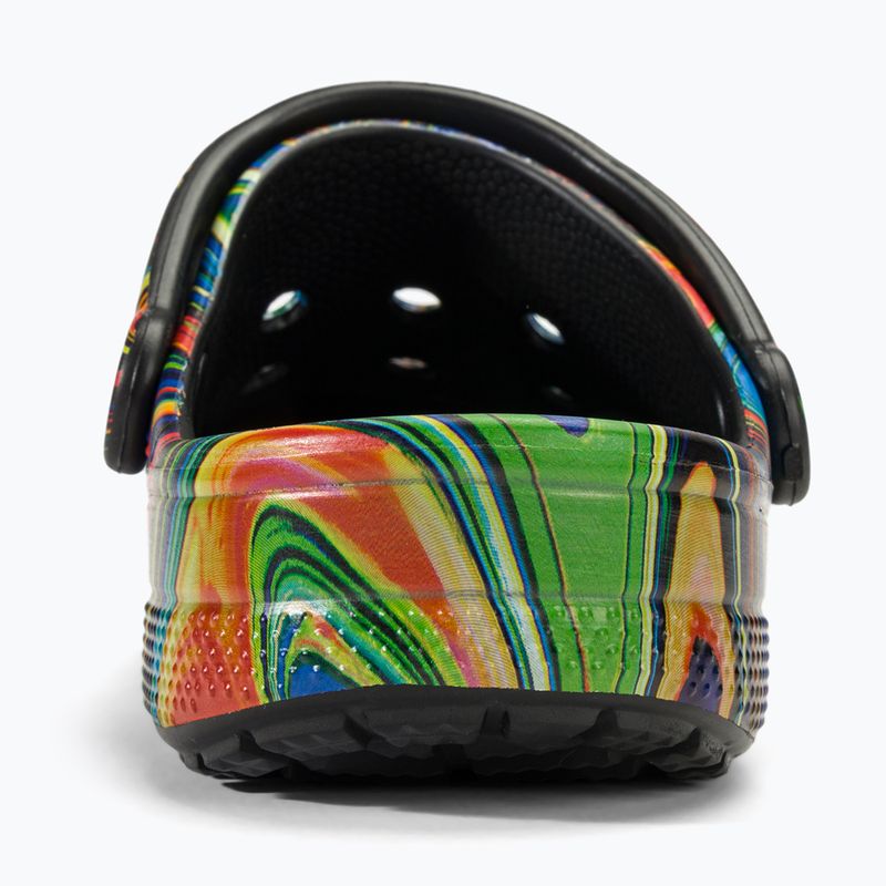 Papuci pentru femei Crocs Baya Seasonal Printed Clog black/multi 7