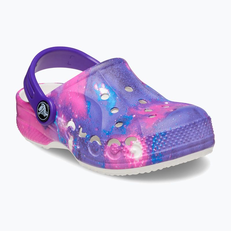 Papuci pentru copii  Crocs Baya Graphic Clog white/multi 9