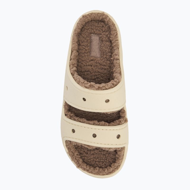 Papuci Crocs Classic Cozzzy Sandal bone/mushroom 5