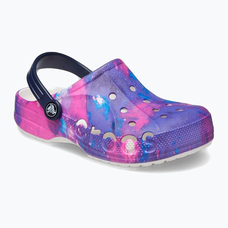 Papuci pentru juniori Crocs Baya Seasonal Printed Clog white/multi 9