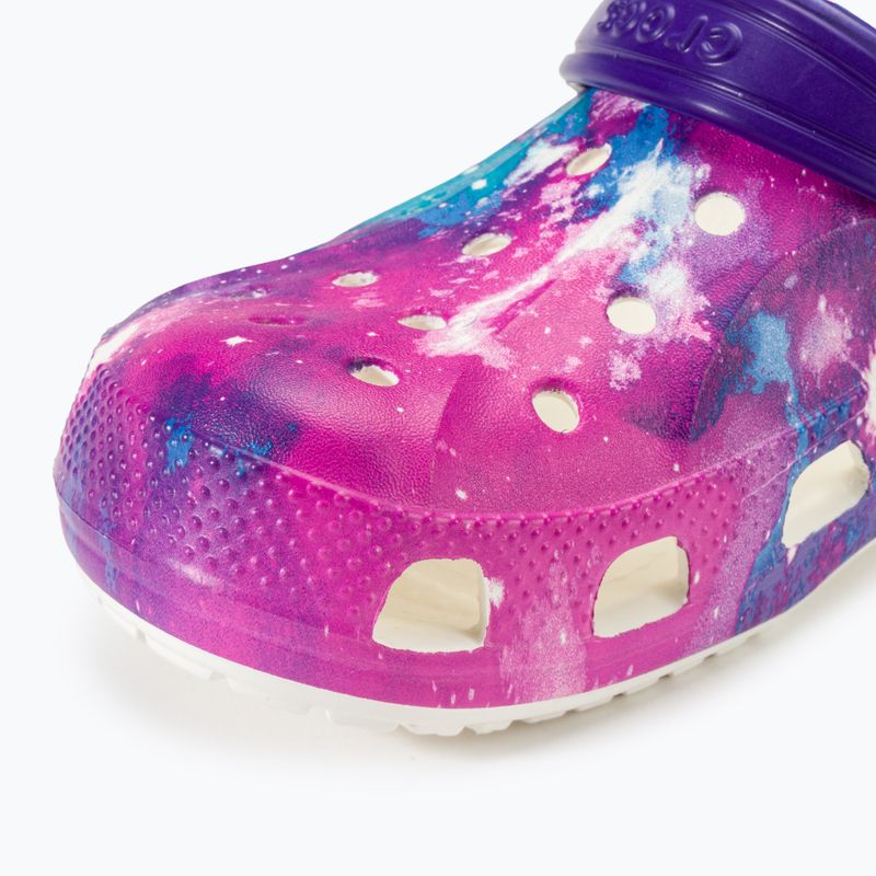 Papuci pentru juniori Crocs Baya Seasonal Printed Clog white/multi 8