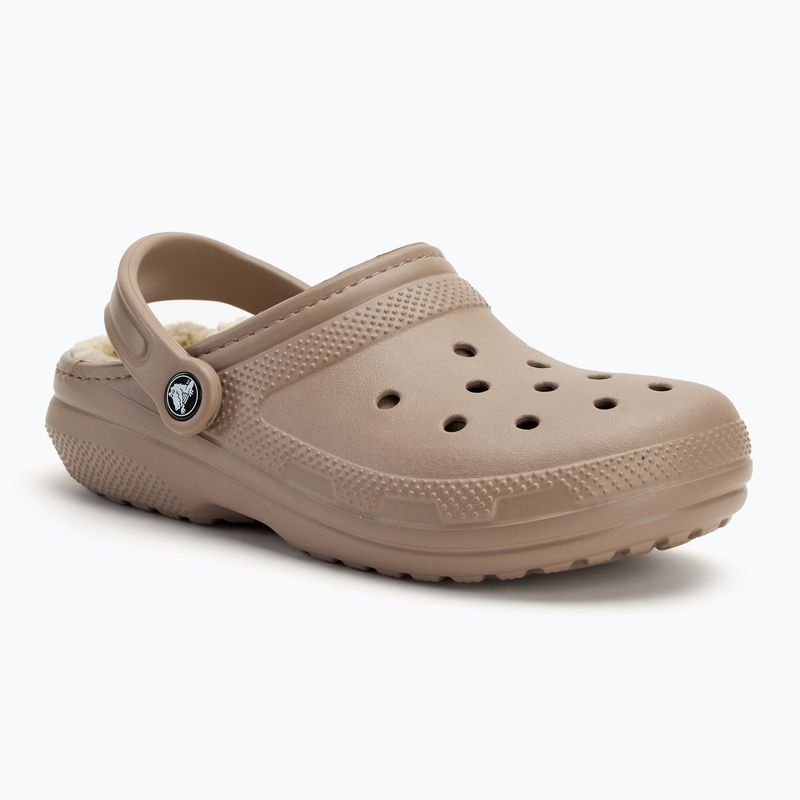 Papuci Crocs Classic Lined Clog mushroom/bone 2