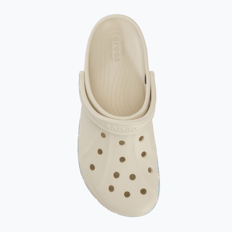 Papuci Crocs Bayaband Chevron Band Clog stucco/multi 6